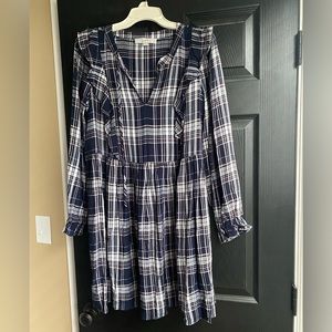 LOFT Plaid dress